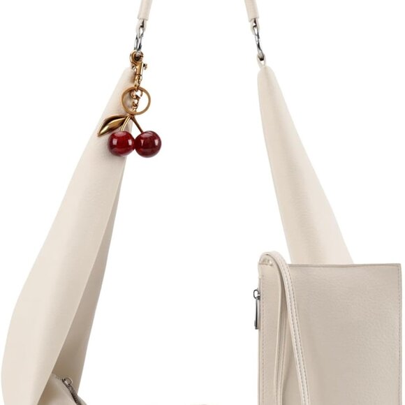 Slouchy Hobo Bags for Women Soft Vegan Leather Sling Bag Designer Shoulder Purse - Picture 1 of 6